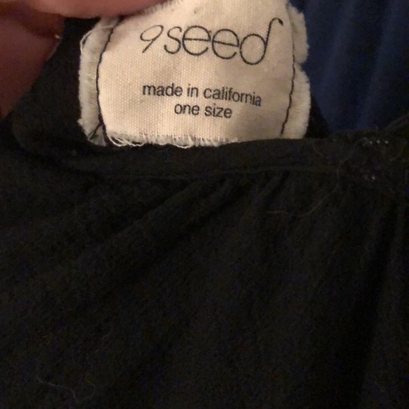 9Seed Cross Back Black OS Never Worn- beauty! - Picture 7 of 10